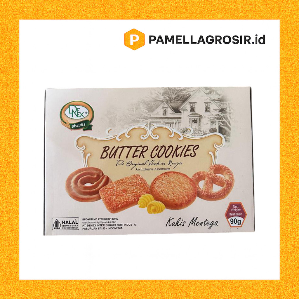 BUTTER COOKIES DENEX KUKIS MENTEGA 90 GRAM