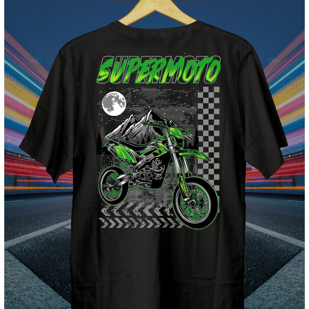 Kaos Motor KLX SUPERMOTO SPECIAL // Kaos KLX // Baju KLX // KLX