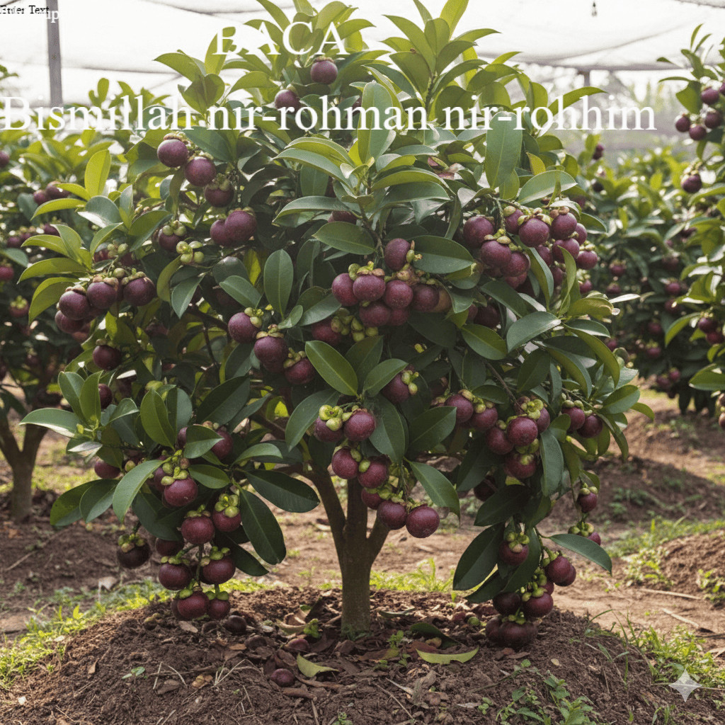 BIBIT MANGGIS BIJI KECIL, TANAMAN BUAH MANGGIS BIJI KECIL ASLI