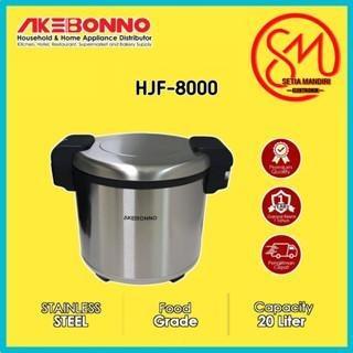 AKEBONNO RICE WARMER 20 LITER HJF-8000 / PENANAK NASI STAINLESS TEBAL JUMBO