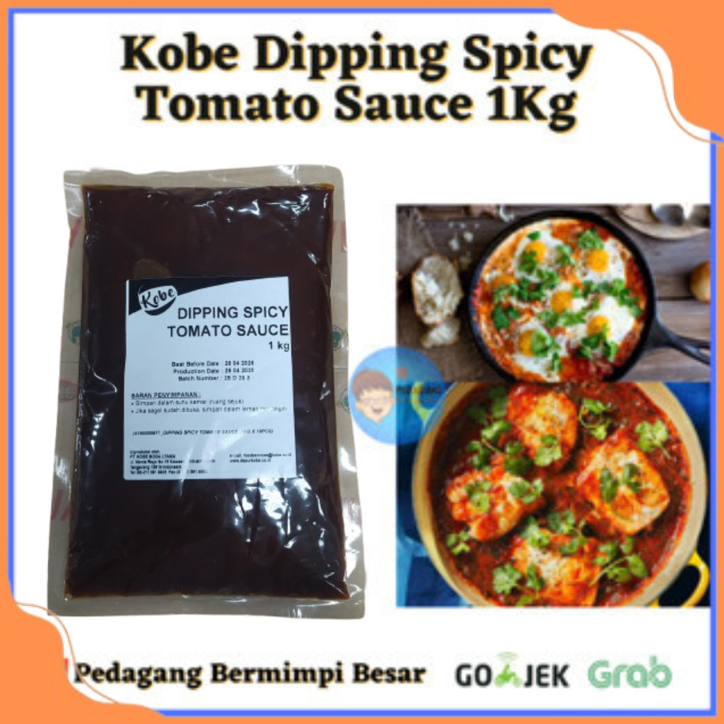 AFF Kobe Dipping Spicy Tomato Sauce 1kg/ Tomato Spicy Sauce