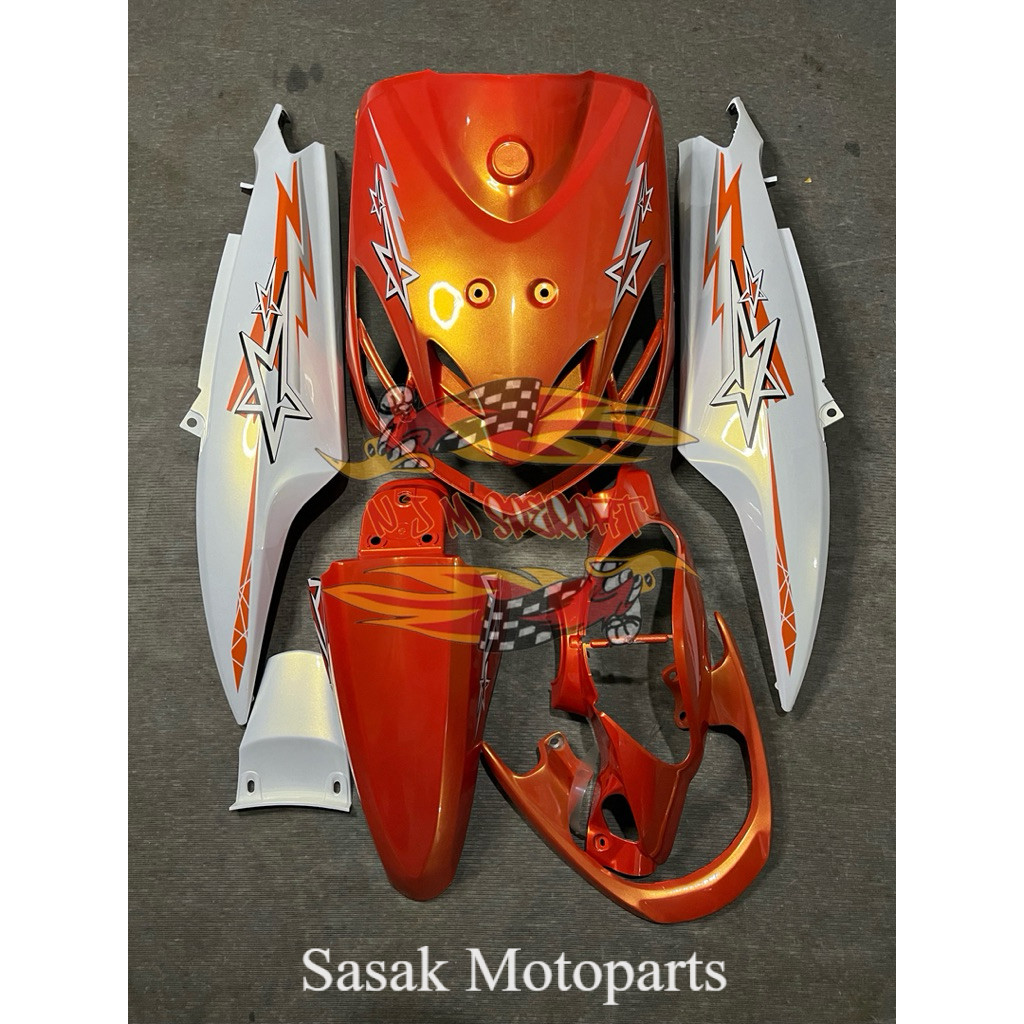 Cover Full Body Halus Yamaha Mio Smile Vietnam Style Oren Sunkist Mix Puth Lembayung Gold & Behel Mi