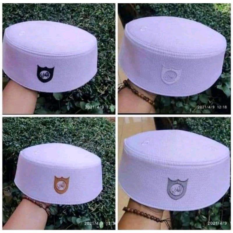 Peci Malaysia spon peci haji peci santri peci putih Muslim Kopiah _ songkok kopiyah ibadah sarung Ba