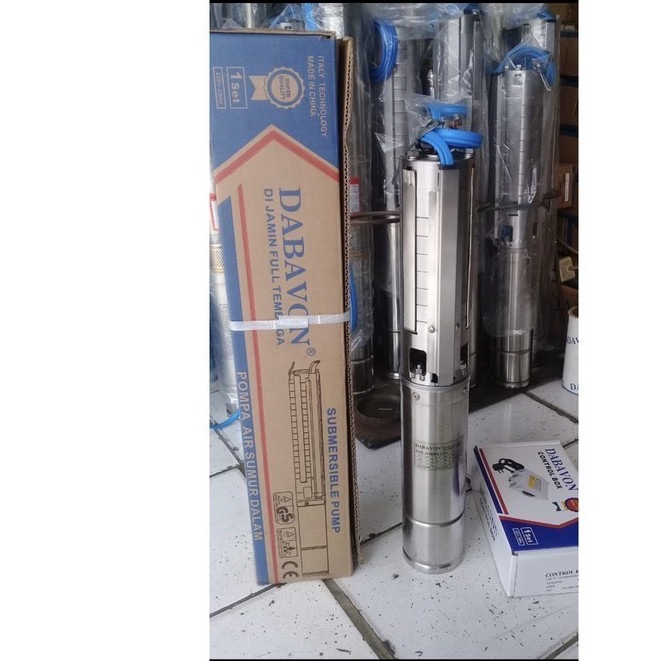 Pompa air celup satelit 2,5inc Cap 30mtr 40mtr 50mtr 60mtr Dabavon MC