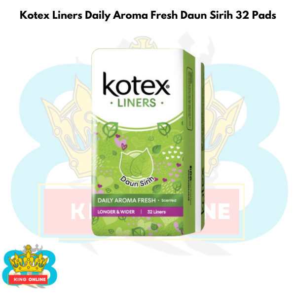 Kotex Liners Daily Aroma Fresh Daun Sirih 32 Pads - Pantyliner