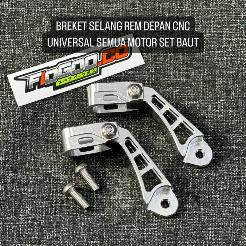 BREKET SELANG REM DEPAN CNC UNIVERSAL DUDUKAN SELANG REM DEPAN CNC BREKET SELANG REM CNC UNIVERSAL