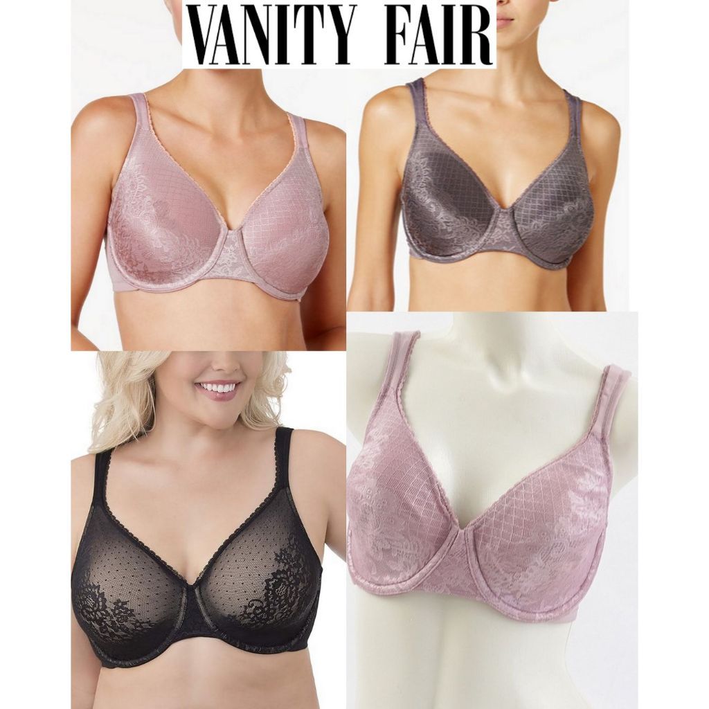 Bra Wanita Kawat Tanpa Busa Full Cup Big Size Mix Lace Premium CURVATION size 42D s/d 44DDD Pakaian 