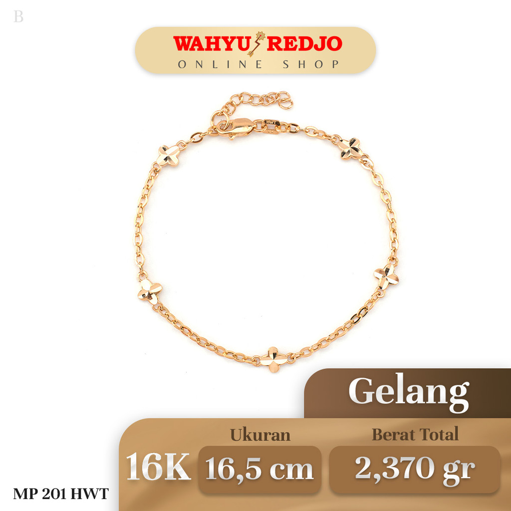 Gelang Emas Kadar 16K Wahyu Redjo GL-16K-30588459-PMR