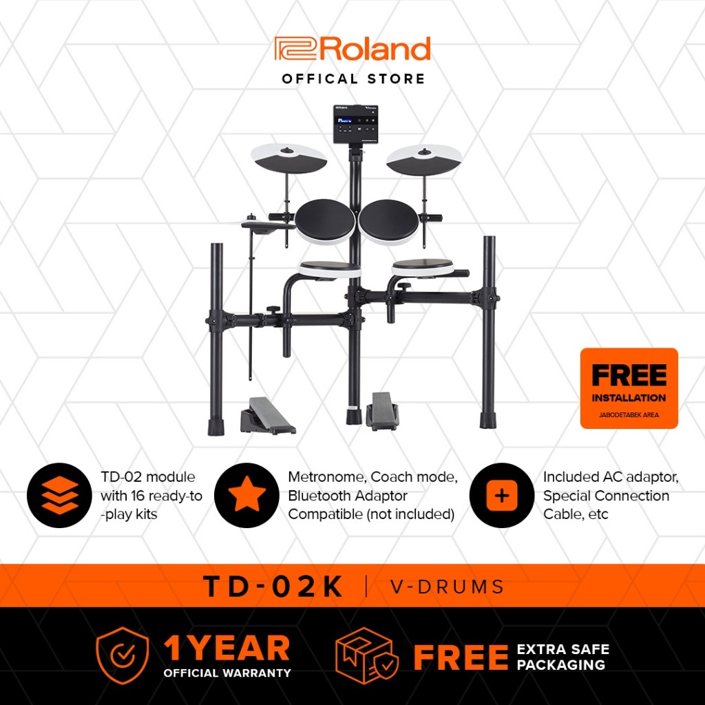 Roland TD-02K V-Drums Drum Elektrik