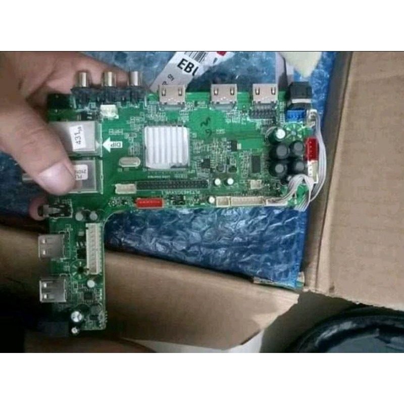 MB - MAINBOARD - MOTHERBOARD - MESIN TV POLYTRON PLD43TS865 - 43TS865