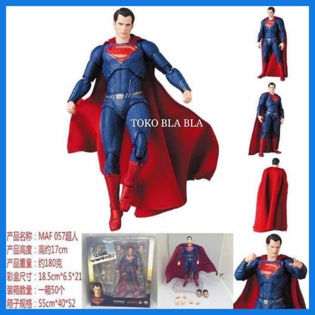 action figure superman MAFEX justice league batman wonder cyborg