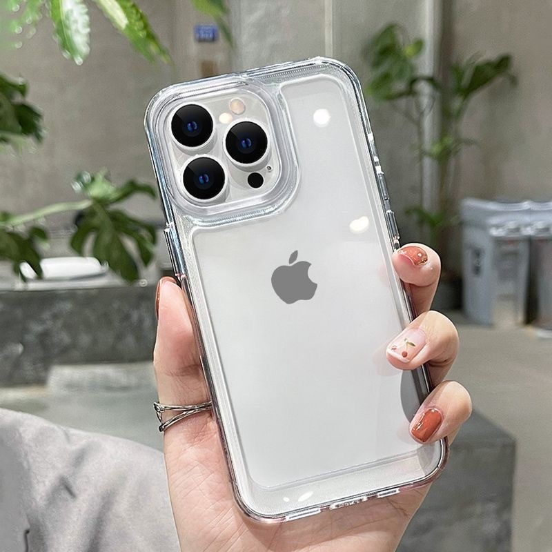 (GROSIR) Clear Case Anti Kuning Akrilik Transparan For Iphone 11 12 13 14 15 16 17 PRO MAX Casing Tr