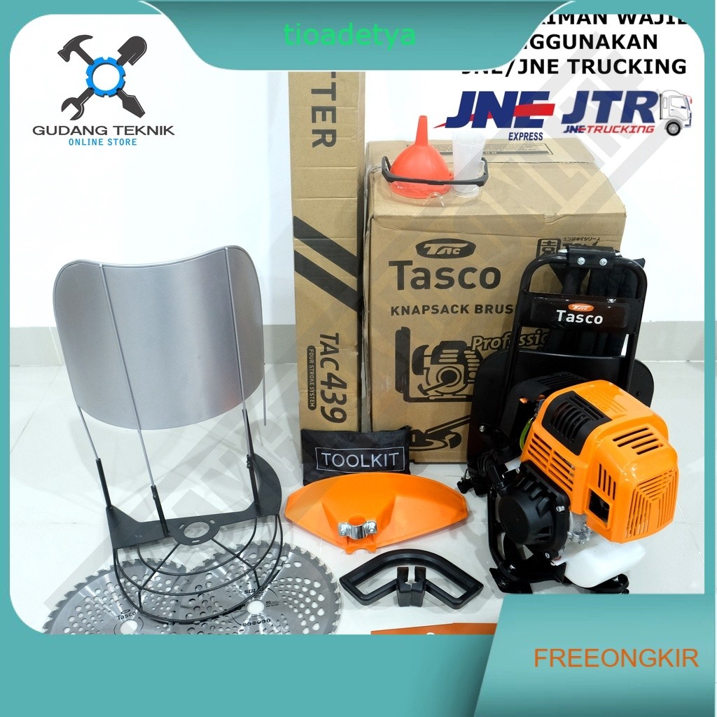 Mesin Potong Rumput 4Tak TASCO TAC439 - Brush Cutter Tasco TAC-439 4 Stroke / Mesin Pemotong Padi Pa