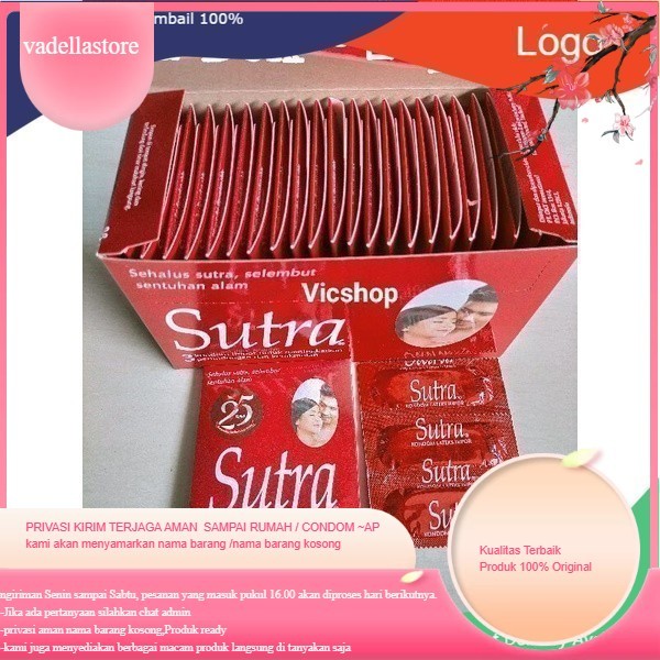 PROMO MURAH READY STOK Kualitas Prenium Super Promo Kondom Sutra Merah Gerigi OK Plus 1box isi 24pc 