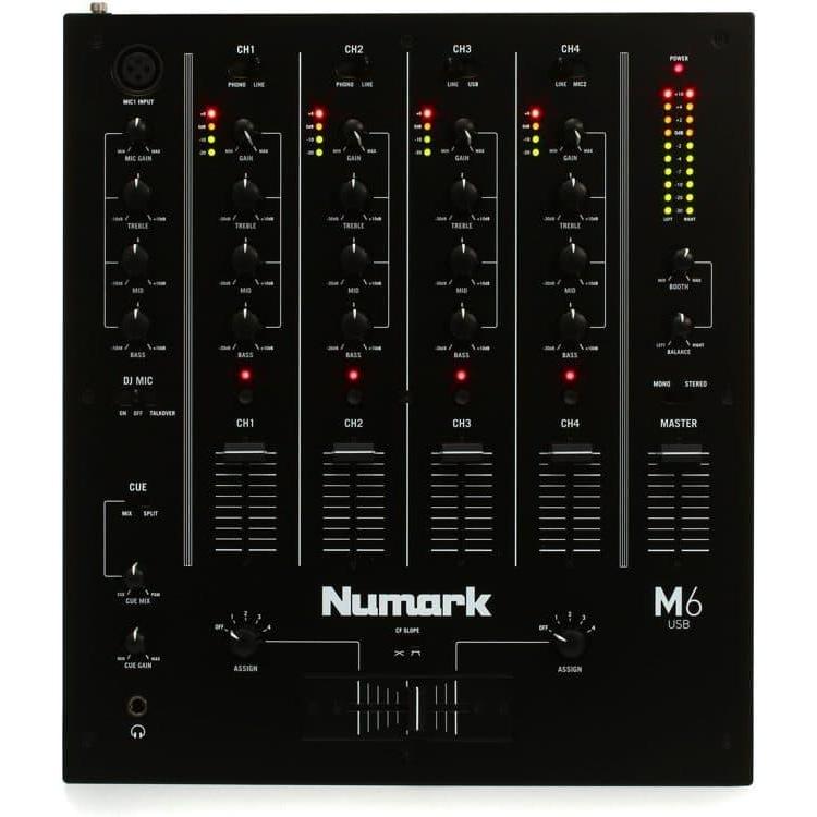 Numark M6USB 4-Channel DJ Mixer