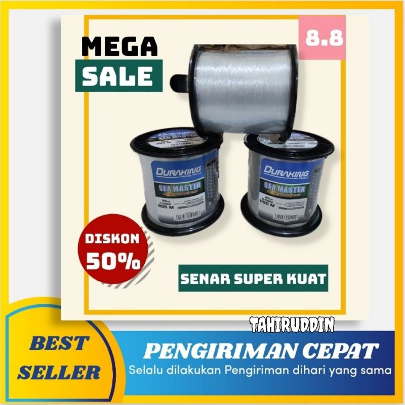TERLARIS Senar Pancing Dur@king Sea M@ster 20LB 25LB 30LB 40LB 50LB 60LB 80LB 100LB 120LB 150LB. SEN