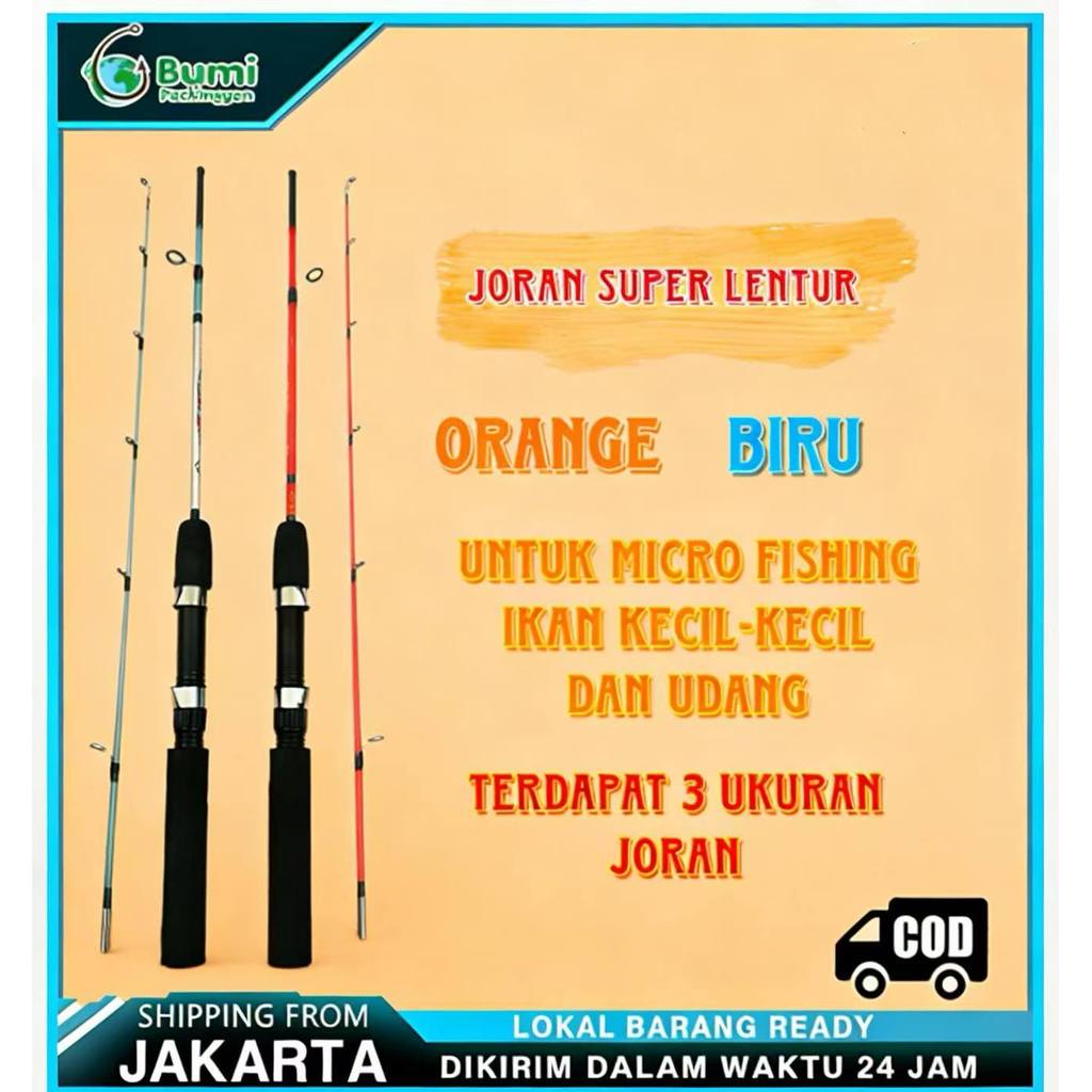Joran Micro Fishing Udang & Ikan Kecil | Sensitif