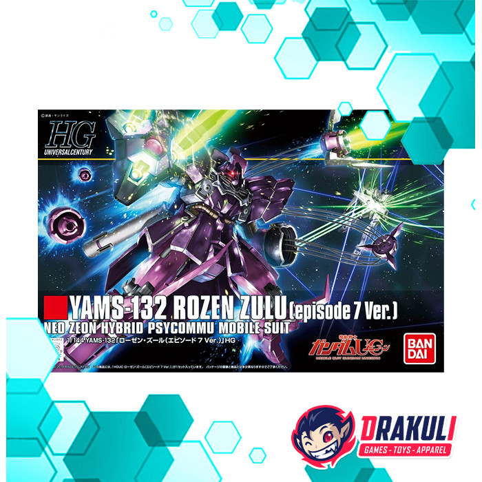 BANDAI Plamo HGUC YAMS-132 Rozen Zulu (Episode 7 Ver.)