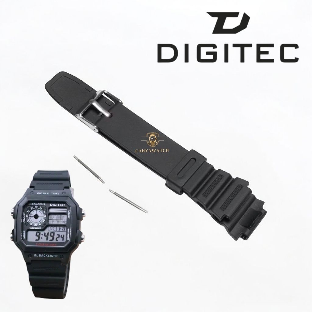 Tali Jam Tangan Digitec DG-3080 Strap Jam Digitec DG3080 Rubber