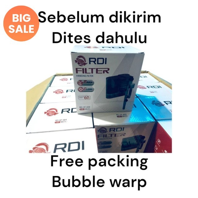 Filter gantung Rdi hf 604 / filter gantung aquarium / filter gantung / filter aquarium