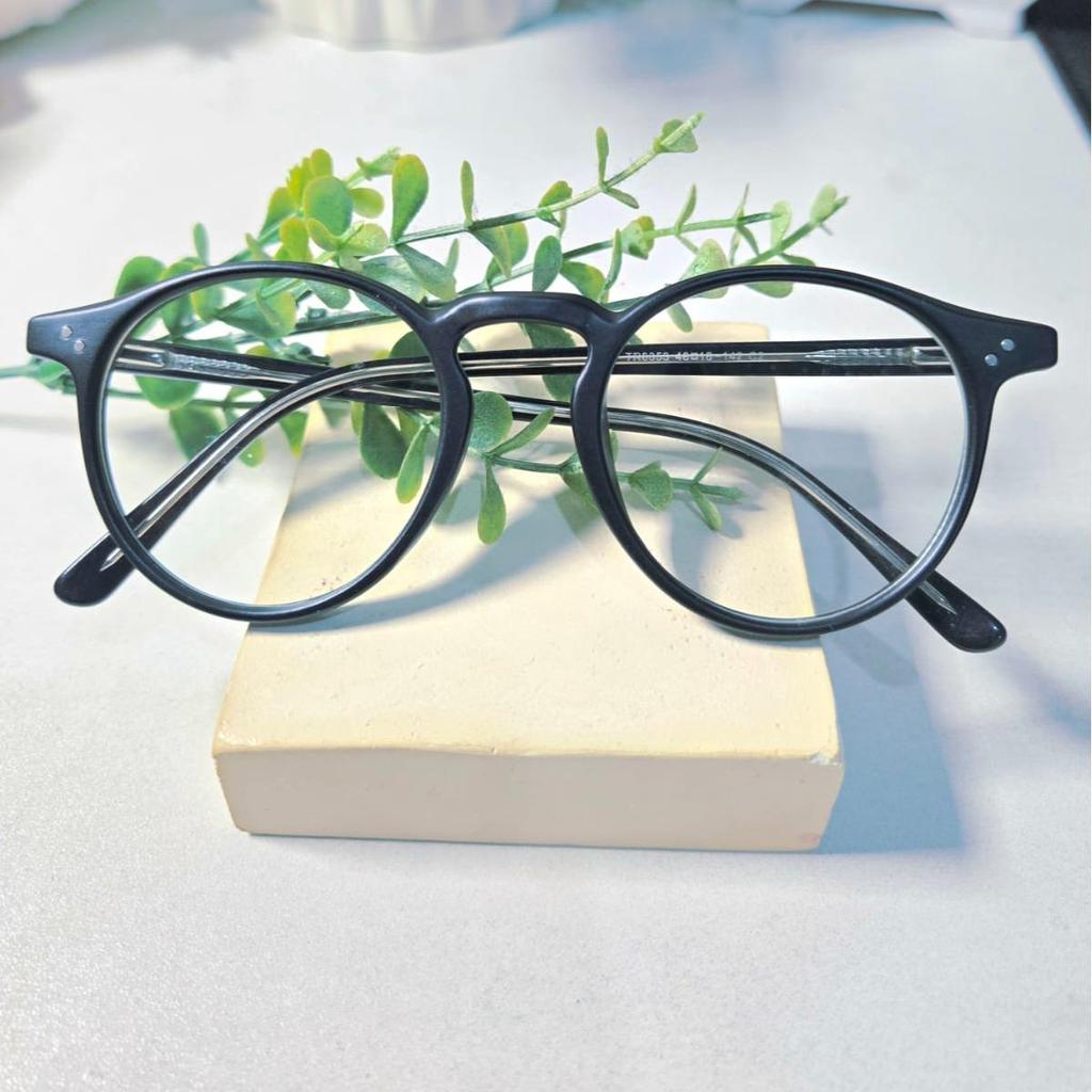 (BELI 1 PCS MINUS GERATIS 1 KACAMATA) Frame kacamata 8358 model bulat |Kacamata Korea bulat photocro