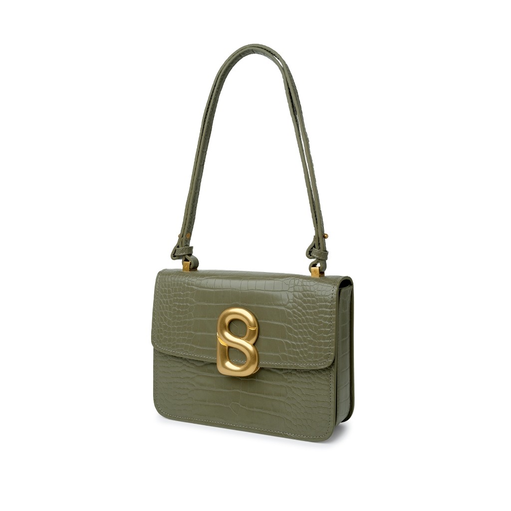 Buttonscarves The Audrey Bag 2.0 Medium - Olive