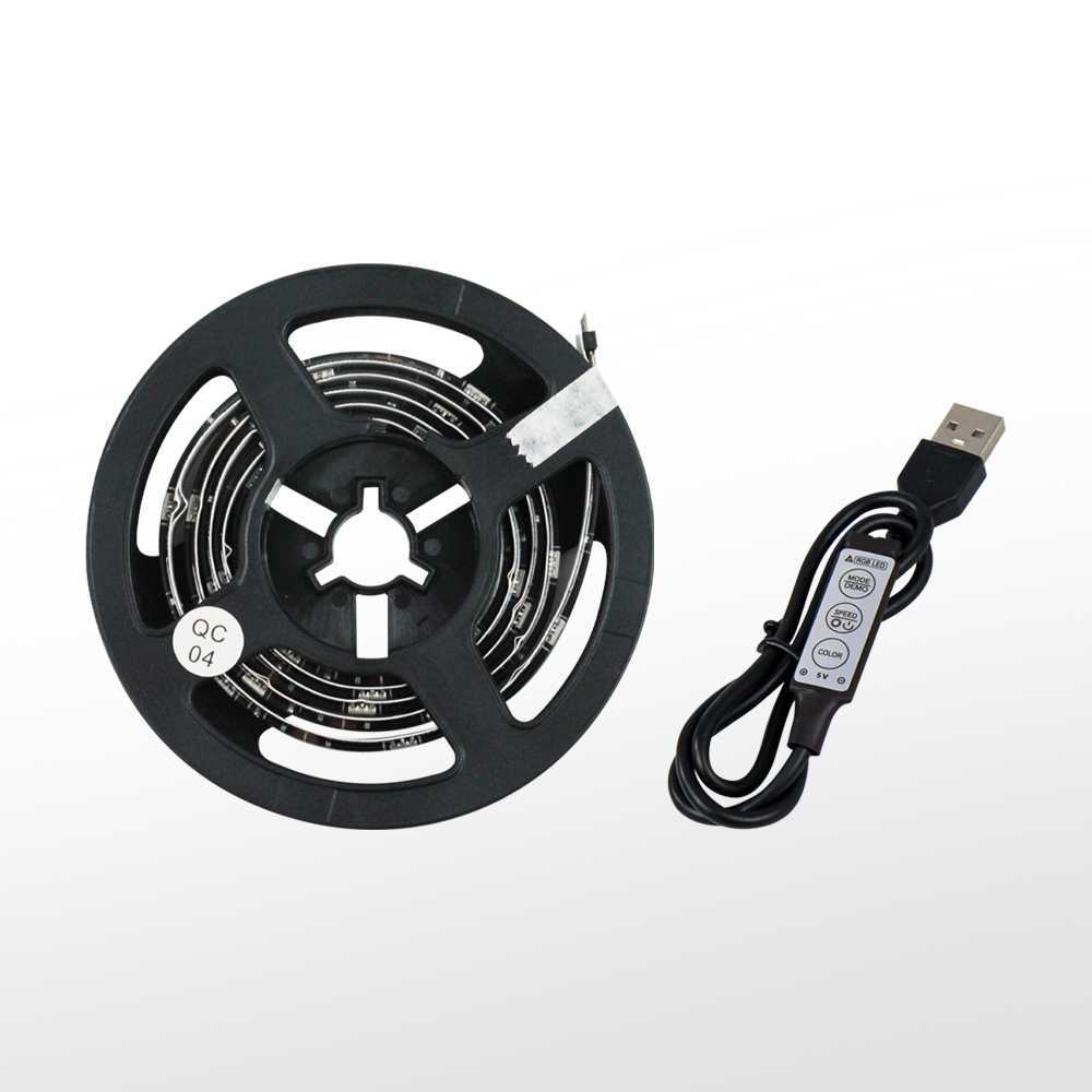 Lampu LED Strip DIY Flexible 5050 RGB IP67 with USB Controller