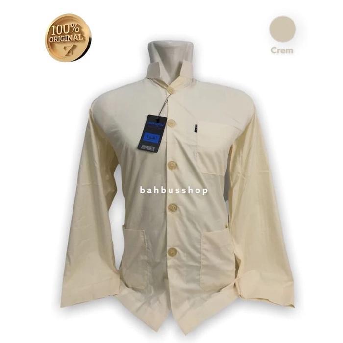 Baju Koko Ammu Collection Haibah Original (Grosir) - Cream, S