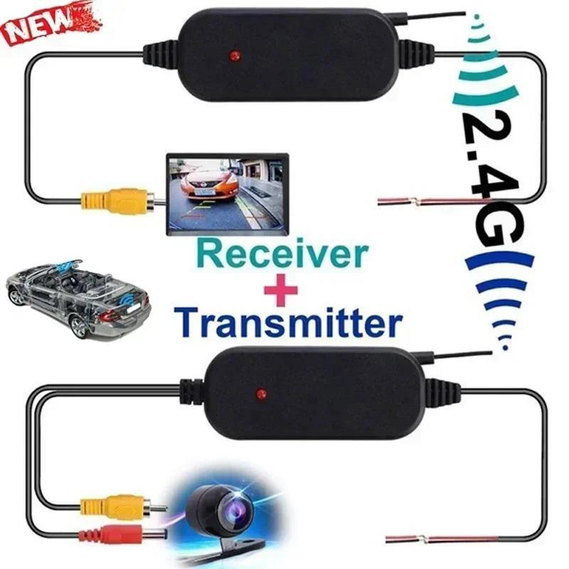 Pemancar dan Penerima Video Nirkabel 2.4GHZ untuk Monitor DVD Mobil, Kamera Mundur WIFI untuk Pandan
