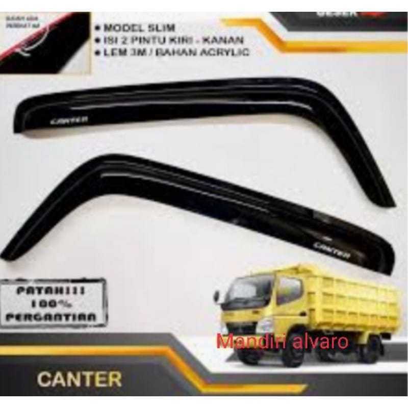 ALIANSHOP Talang Air Mobil Canter Model Slim Cembung / Talang Air Canter
