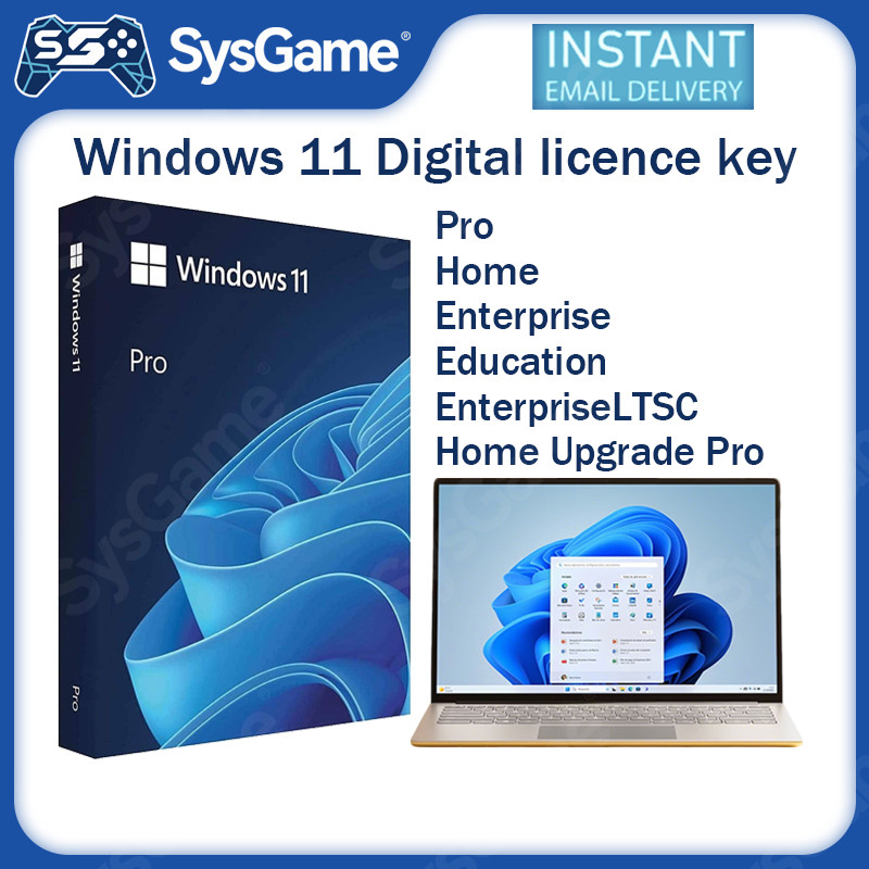 SysGame-Windows 11 Pro/Home/Enterprise/Education Digital Licence Key