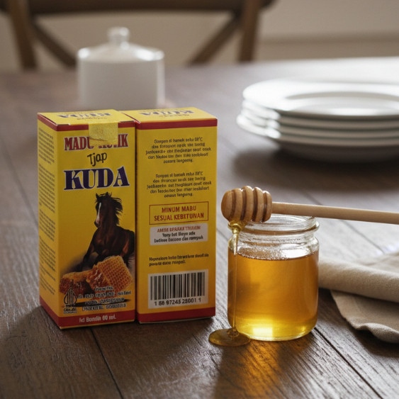 MADU CAP KUDA HERBAL UNTUK PRIA MENINGKATKAN STAMINA PRIA ALAMI MADU CAP KUDA DUS KUNING (57)