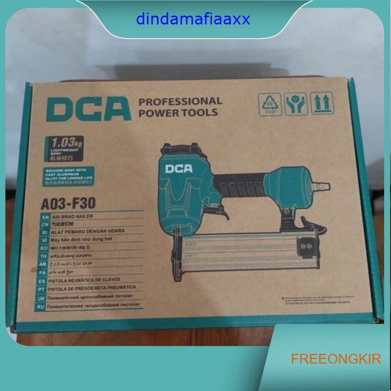 Nailer kompresor DCA Mesin Paku Tembak Kompresor DCA Nail Gun DCA F30/ Air Nailer Staple Gun