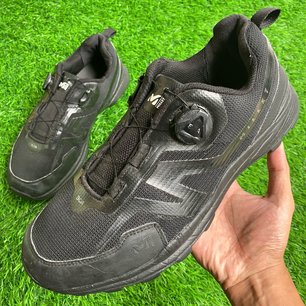 Millet Thunder Light Boa Black outdoors shoes ukuran 42,5