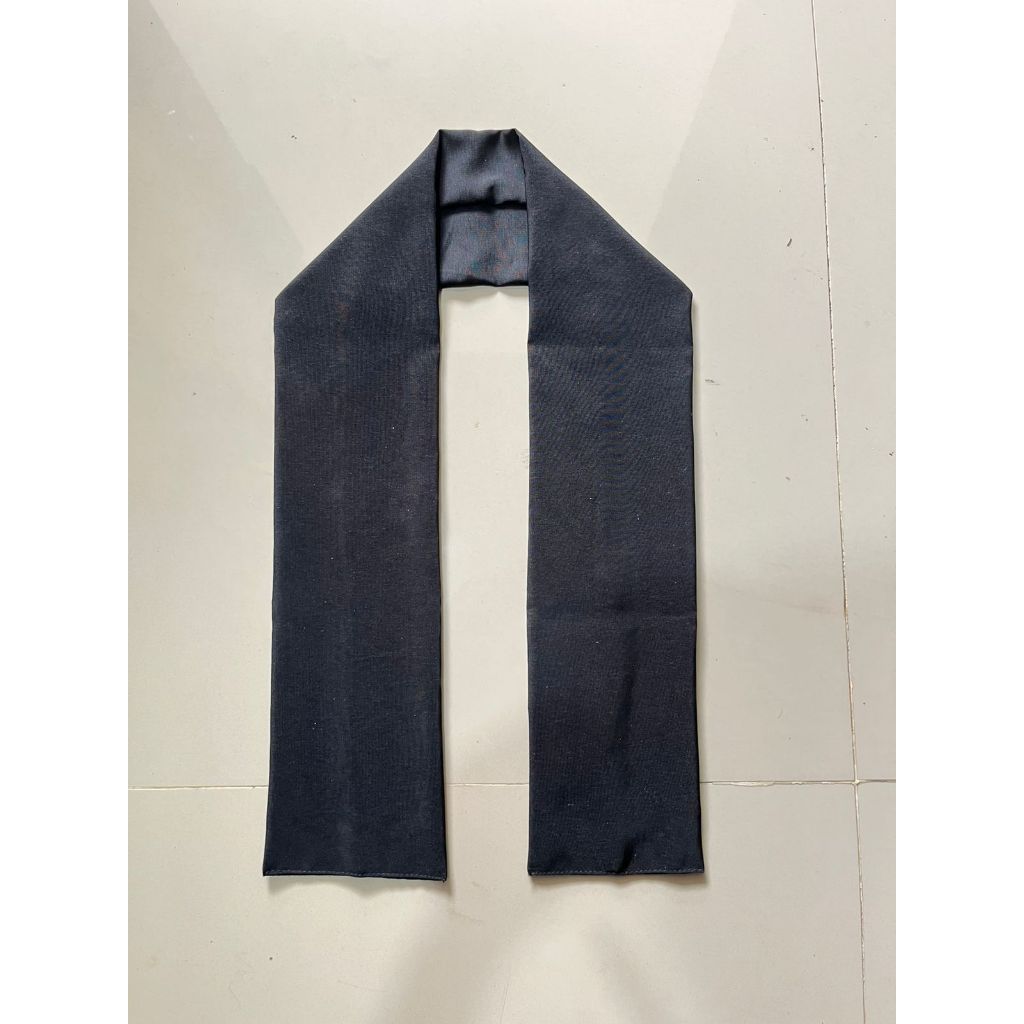 Selendang Polos Hitam Polos Cukin Selandang Hitam Syal Hitam Polos - By TazbiyaMoslem