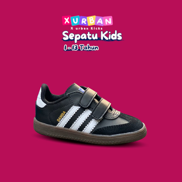 PROXSI.SHOP Sepatu Anak Samba og Kids - Bahan Sintetis & Suede, Gratis Kaos Kaki, Box Eksklusif - Bl