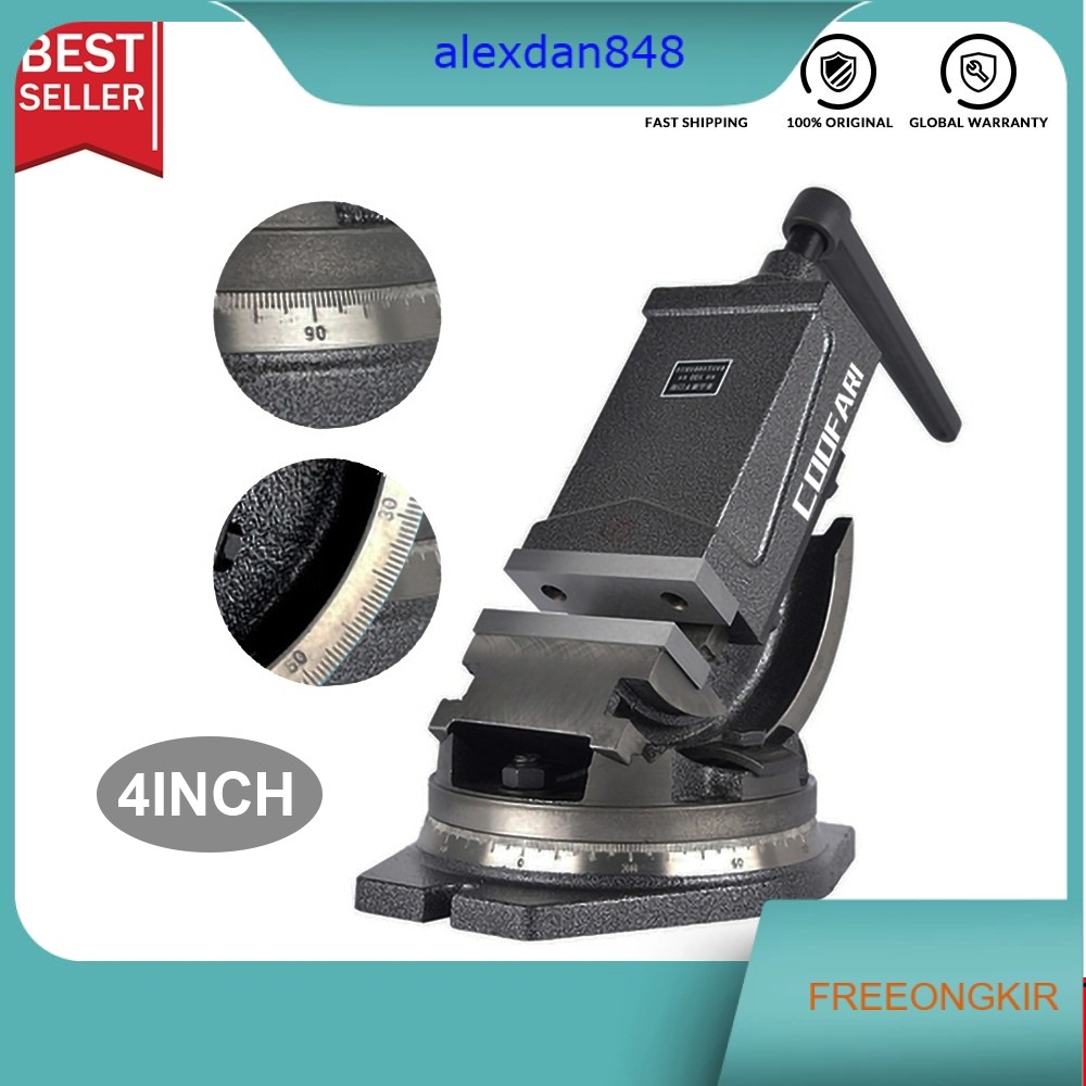 ragum putar qhk 4" - catok derajat 100 - catok jungkit - ragum derajat