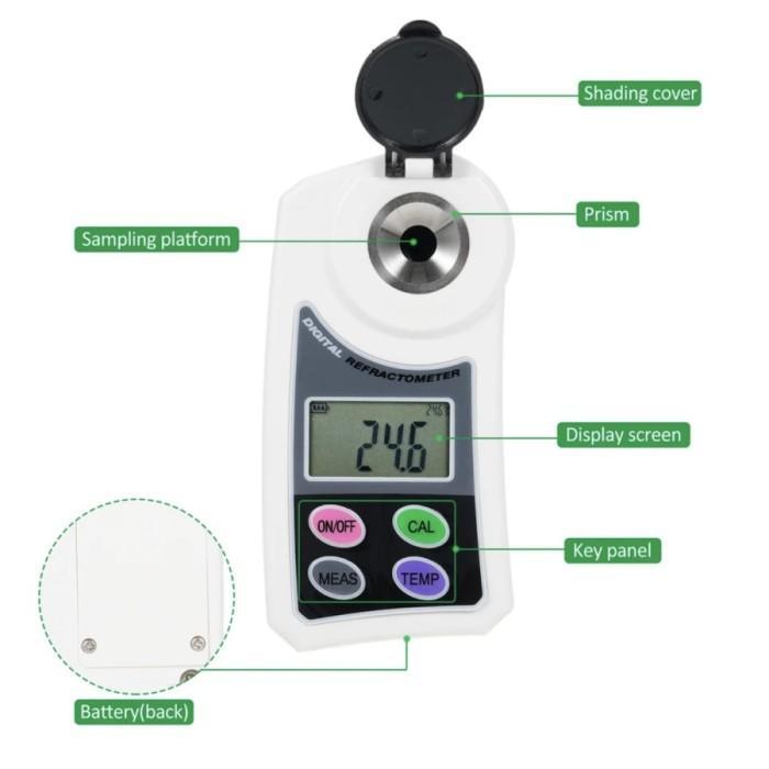 Refractometer Atago PAL-1 / Refraktometer Gula 0-55 % Brix - Pocket