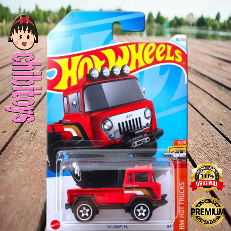 Hot Wheels 57 Jeep FC Merah Diecast Mobil Truck Offroad Klasik
