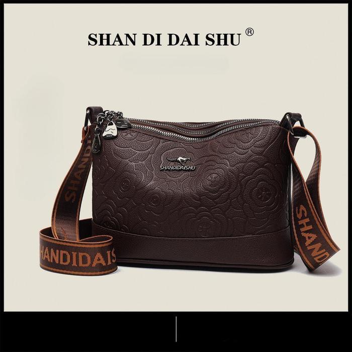 MOONBAGS Tas Selempang Wanita Fashion Tas Bahu - 2027 - Coffee