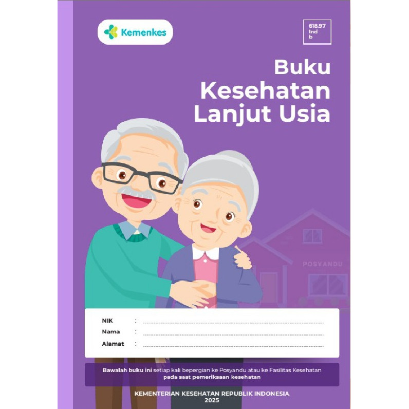 Buku kesehatan lanjut usia LANSIA JUMBO free tas, buku LANSIA free tas