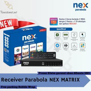 Receiver Parabola Nex Parabola Biru Hybrid KuBand C Band