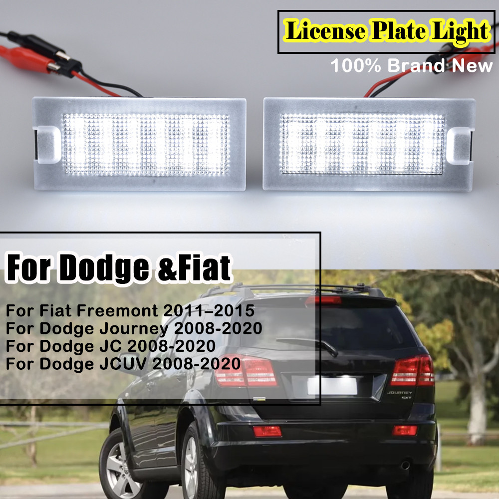 1 Pasang Lampu LED Plat Nomor Mobil Untuk Dodge Journey Fiat Freemont Nomor OE: 68188219AA