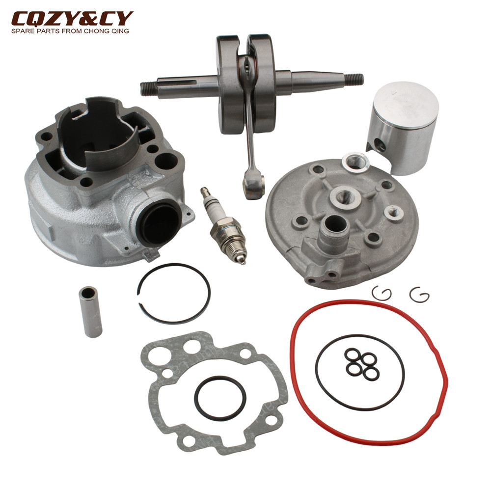 AM6 90cc Big Bore Cylinder Kit & Racing Crankshaft For Yamaha DT50 TZR 50 AM4 AM5 Minarelli 2 Stroke