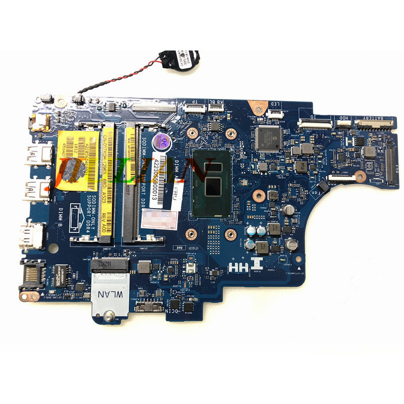 Mainboard 57K0H BAL21 LA-D802P For Dell piron 15 5567 5767 Laptop Motherboard  -057K0H 057K0H W/ i3-