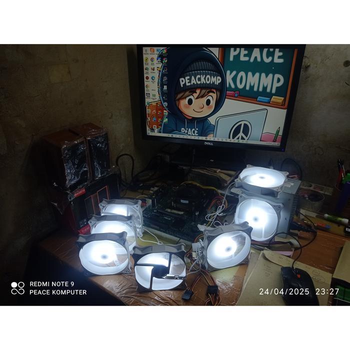 Fan 12cm Casing Warna Warni, Fan casing RGB