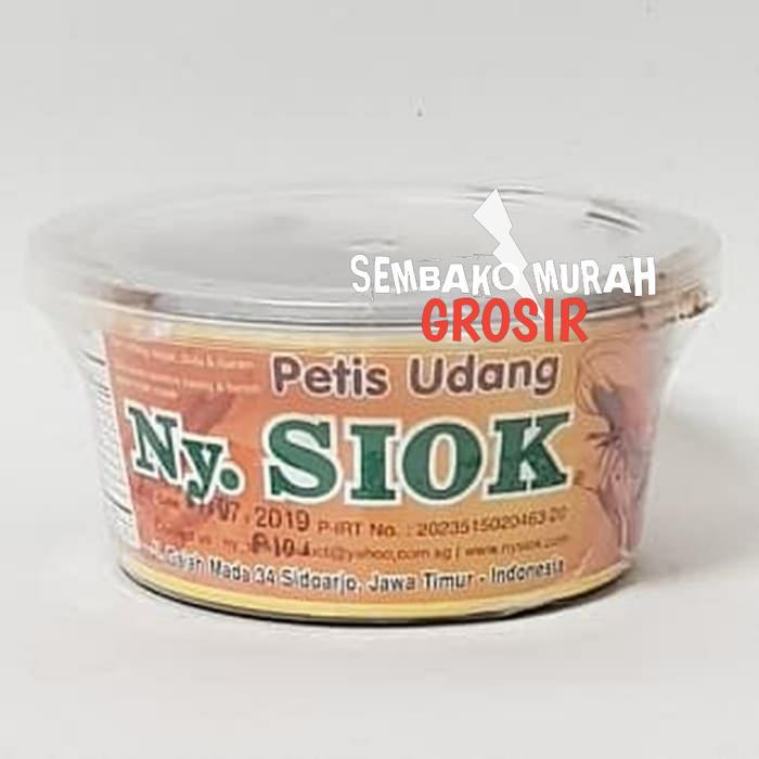 Ny Siok Petis Udang 250gr/bumbu petis ny.siok asli sidoarjo halal asli