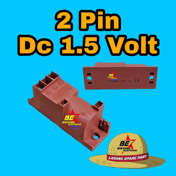 PULSE IGNITION KOMPOR ARISTON DC 1.5V 2 SOKET MAGNET KOMPOR ARISTON