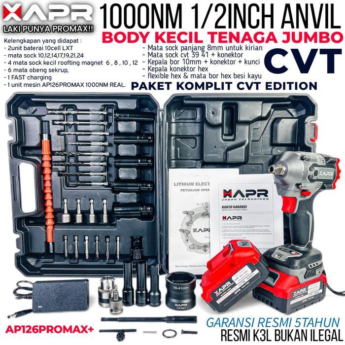 AP126PROMAX APR IMPACT AP126-PX126 PROMAX PAKET CVT SERIES 1000NM 0- 3500RPM 1/2INCH STANDART BODY K