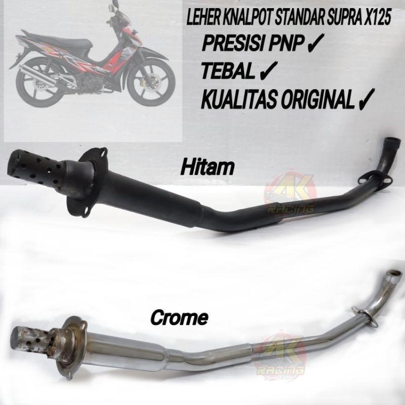 Leher Supra x 125 Standar ORI Leher Sambung Knalpot Supra X125 Batman